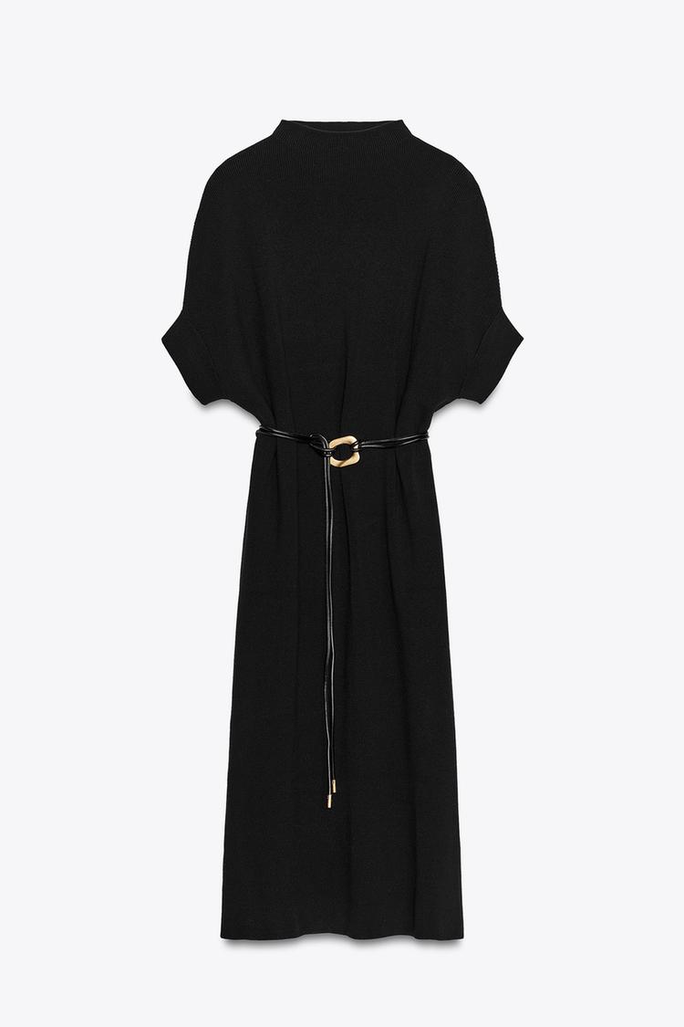 Drop Belted Dress One-piece