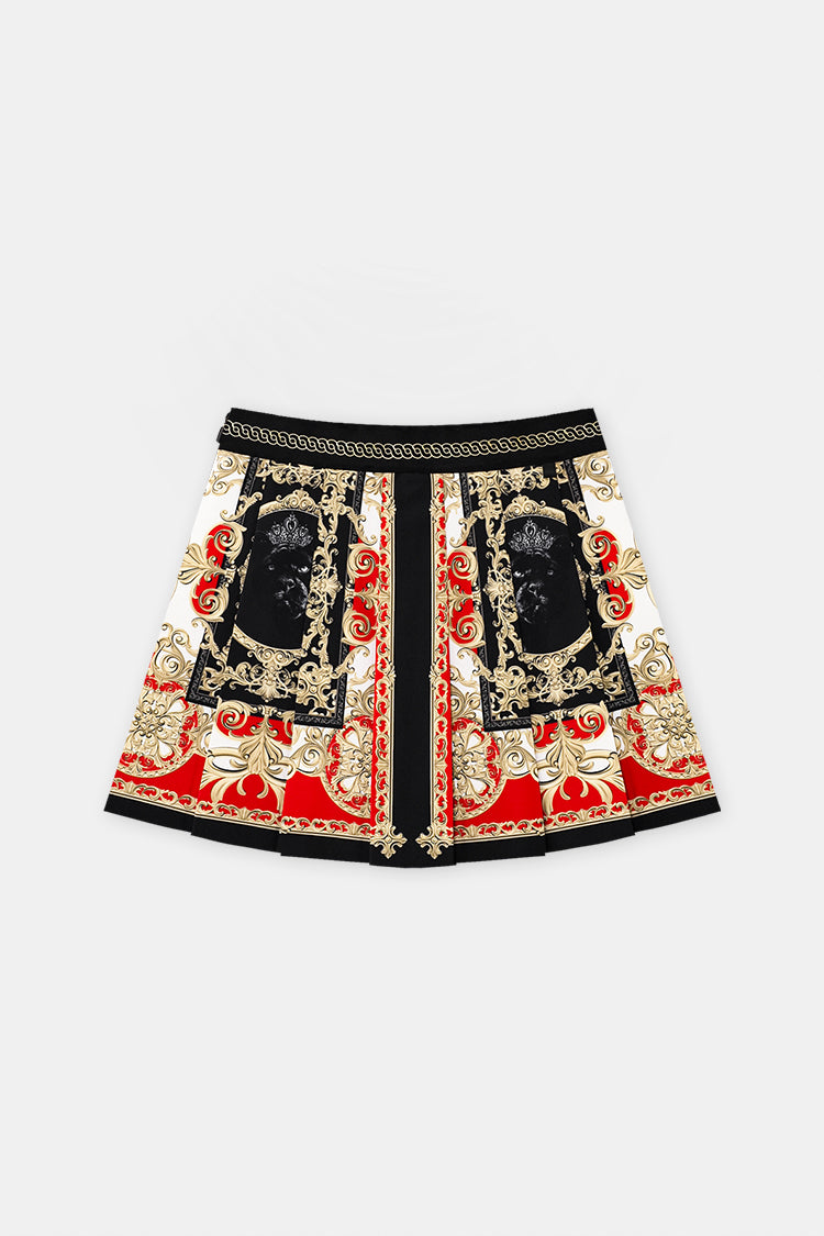Baroque Skirt : Red
