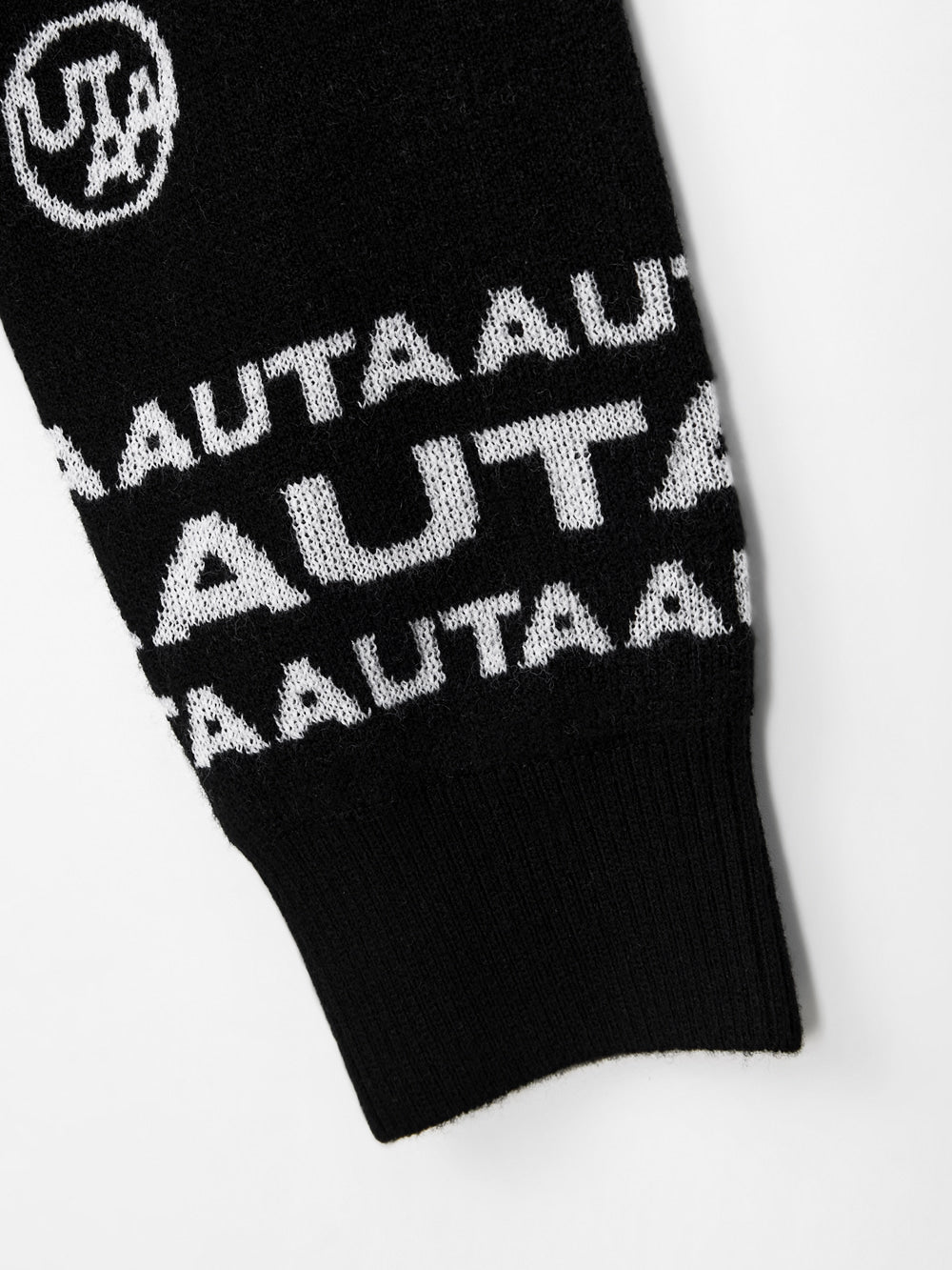 UTAA Dusk Blanc Baroque Knit Hoodie : Women's Black